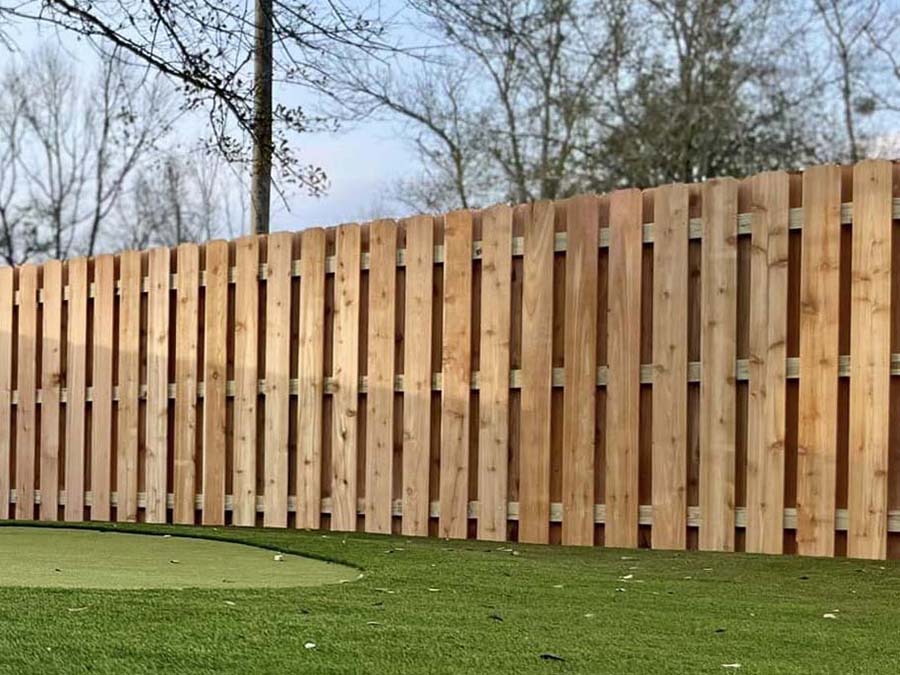 Photo of a Lafayette LA wood fence