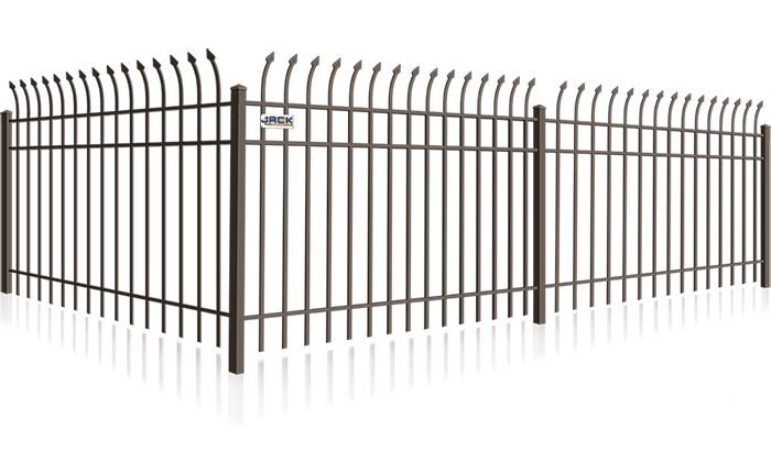 Commercial Ornamental Steel Fence - Lafayette