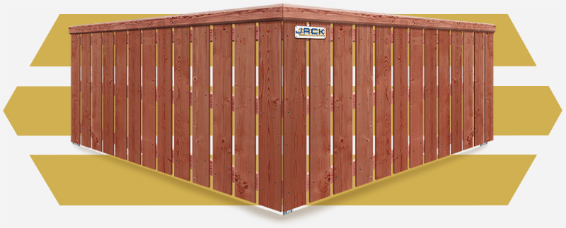 Trinity wood fence fence - Lafayette's most popular wood fence