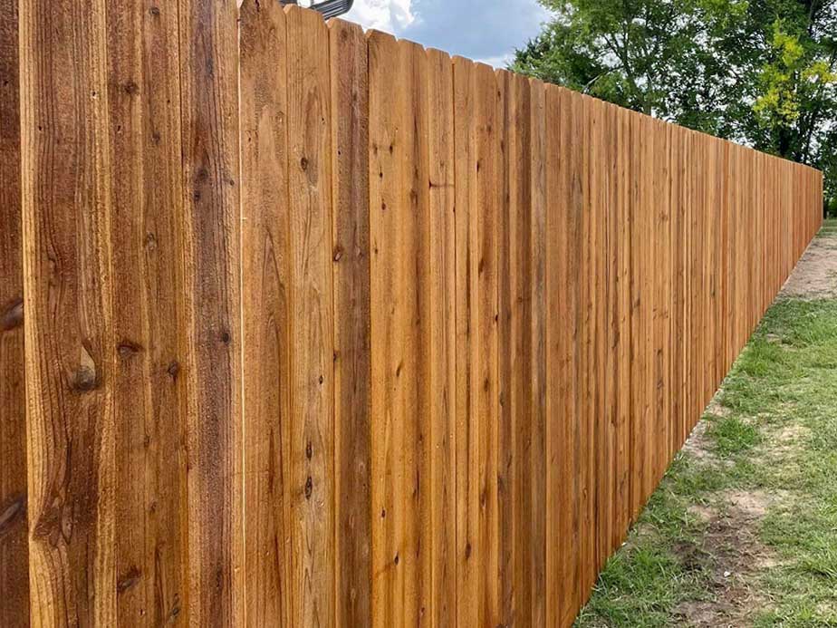 Lake Charles Louisiana wood privacy fencing