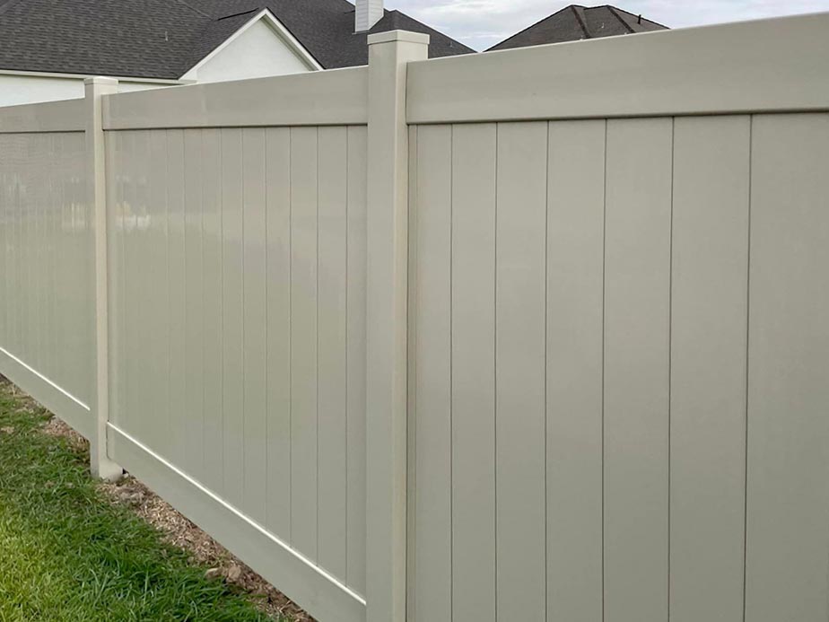 Iota Louisiana vinyl privacy fencing